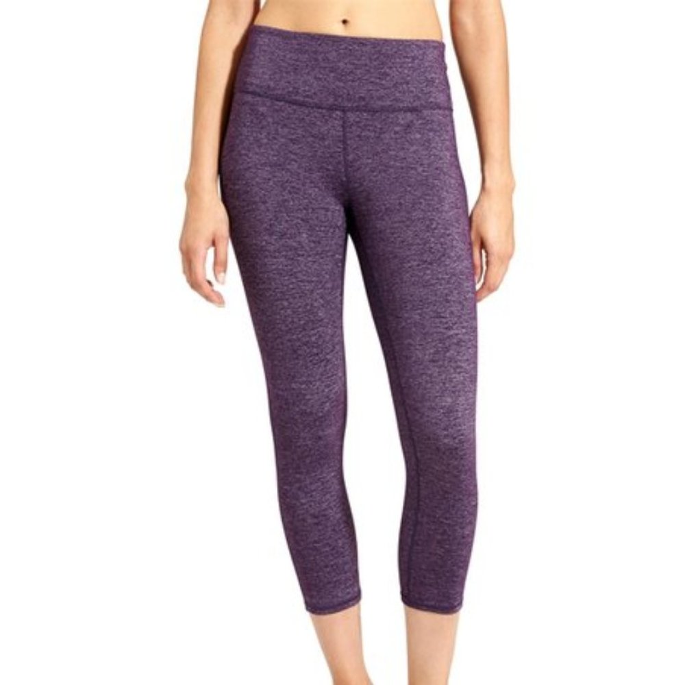 Athleta Purple Chaturanga Capri Yoga Leggings Size Small Tall